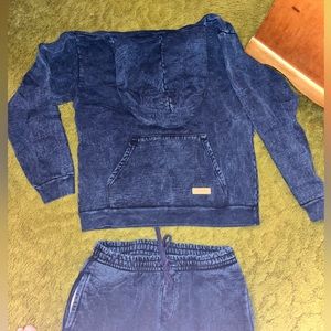 Talentless Denim Wash Track Suit